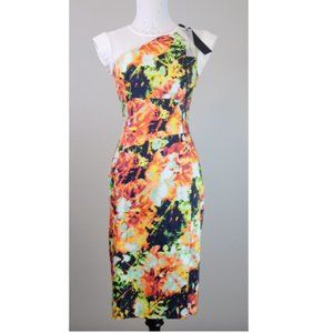 Black Halo Floral Daytona Dress